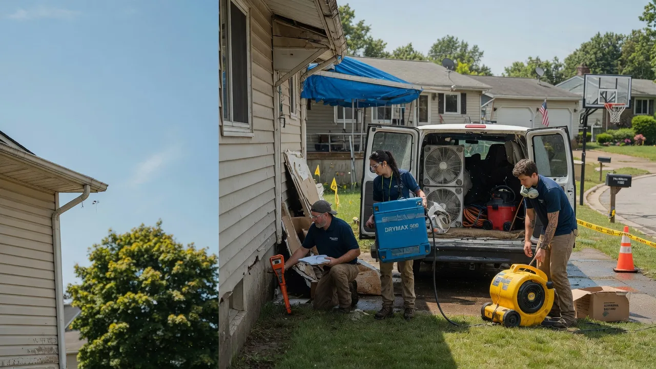 Ceiling Leak Cleanup in Vandalia, IL near me